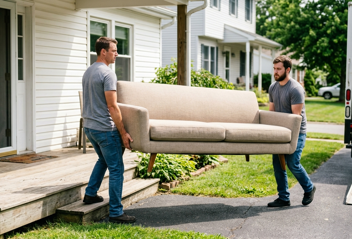 Columbia Moving moving process photo